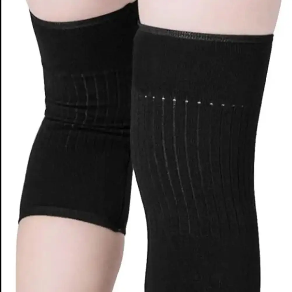 Cashmere Warm Knee Support For Arthritis Joints Kneecap Protector Leg Warmers Not bloated Skin-friendly Knee Pads 1 Pair