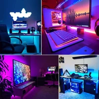USB 5V LED lumières pour TV avec contrôle APP ruban Flexible RGB5050 30 LED s/m TV LED rétro-éclairage chambre décor éclairage 6