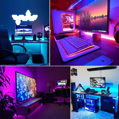 USB 5V LED Lights for TV with APP Control Flexible Ribbon Tape RGB5050 30leds/m TV LED Backlight Room Bedroom Decor Lighting - Image 6