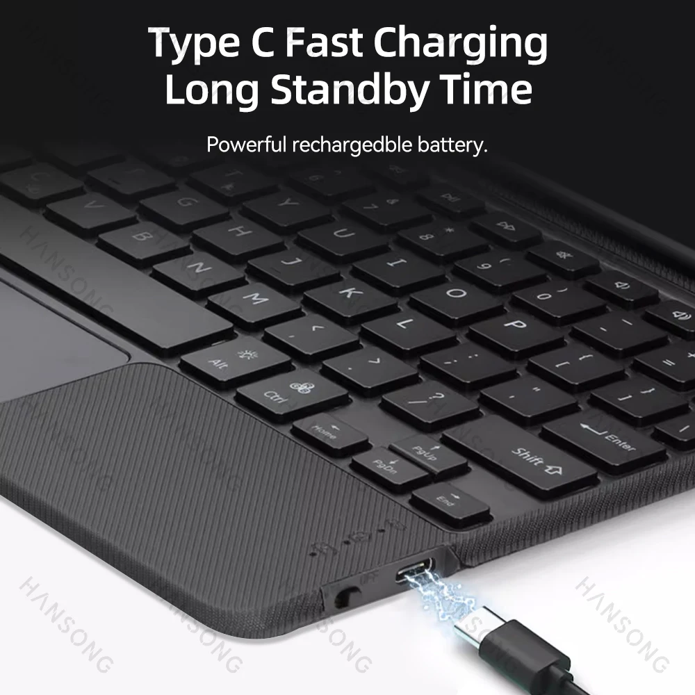 Capa de Teclado Mágico para Xiaomi mi Pad Pro Pro 11 Retroiluminado Bluetooth - Imagem 5