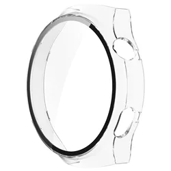 Premium Tempered Glass Protective Case with Full Coverage (Transparent)