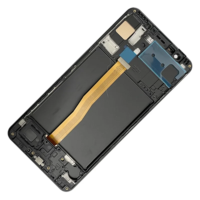 6.0 삼성 A7 2018 A750 LCD A750F A750FN 디스플레이 프레임 터치 스크린 디지타이저 교체 부품에 대한 고품질