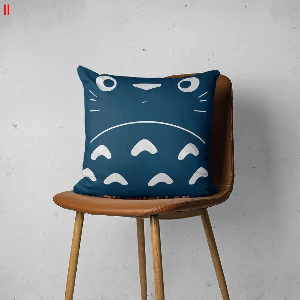 

TOTORO 00011 Customizable Bedroom Bed Sofa Hotel Car Lumbar Pillow Fashion Decorative Cover