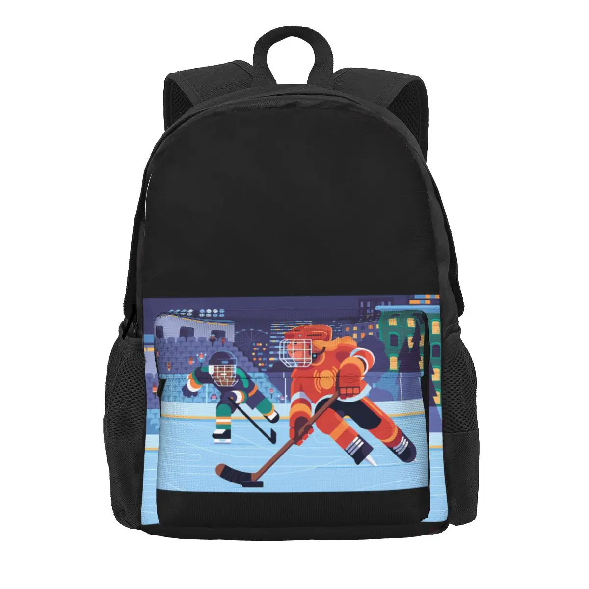 

Спортивный рюкзак для хоккея с шариками, повседневные Рюкзаки, женские высококачественные большие школьные сумки, модный рюкзак
