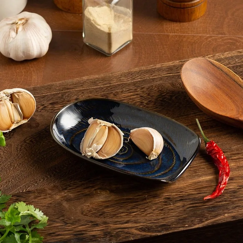 Ceramic Kitchenware Rack, Teaspoon Tray, Ideal Gift for Coffee and Desserts, Vintage Multi-color Oven Design  Interesting