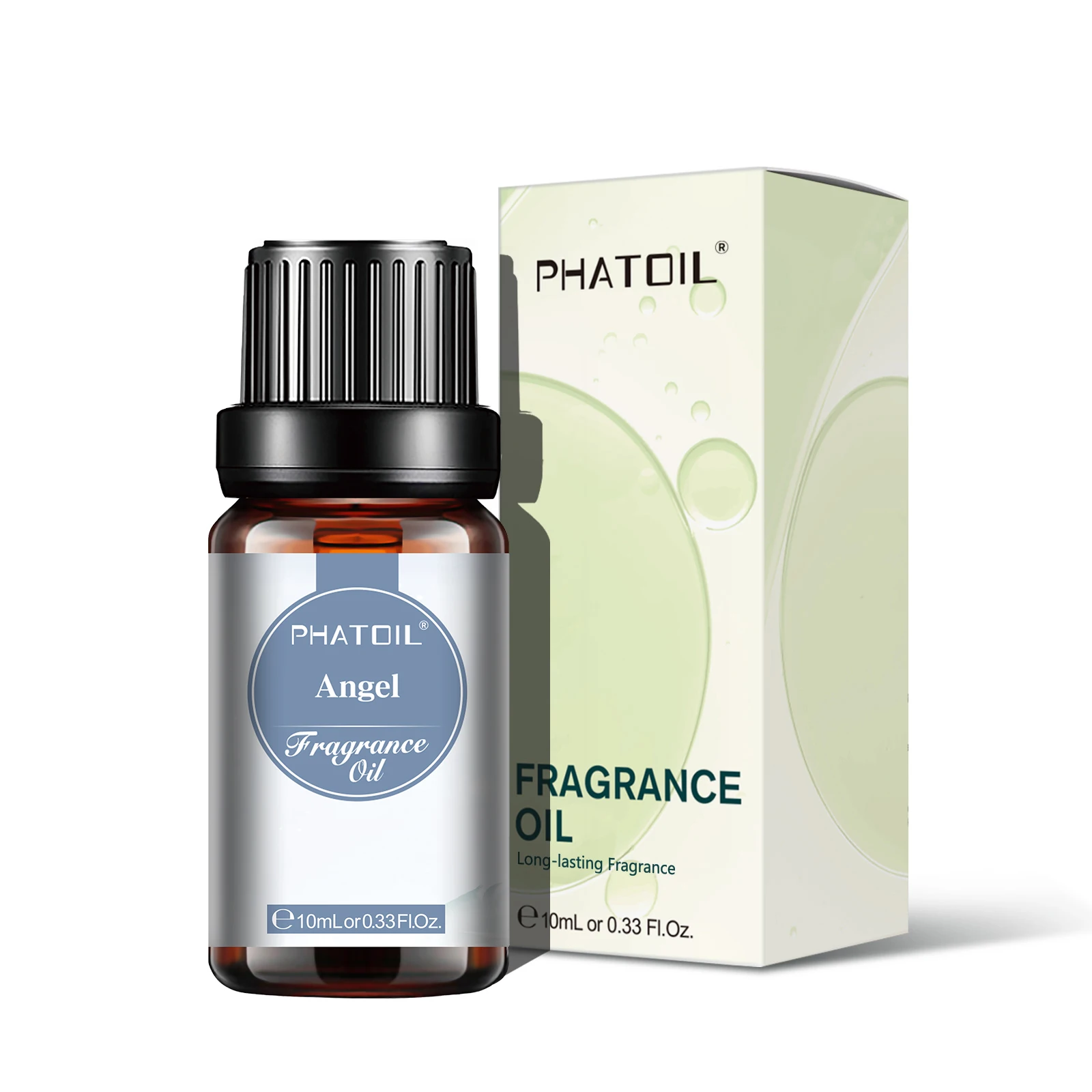 PHATOIL 10ml Luxury Scented Oil Collection - Coconut, Vanilla, Coffee, Black Opium, Angel, La Vie Est Belle, Bubble Gum Aromas for Crafting & Aromatherapy