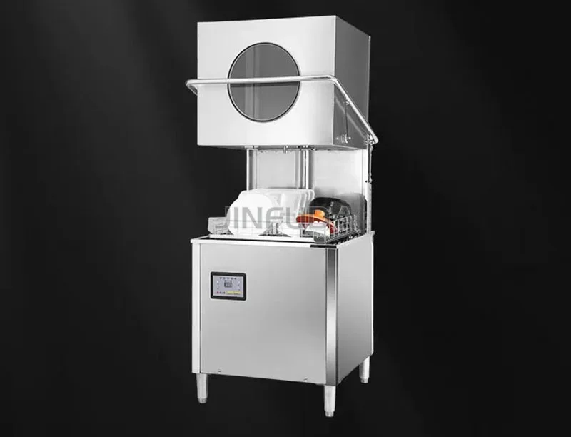 Automatic Dishwasher Heavy Duty Kitchen Dishwasher 201 Stainless Steel Commercial Hotel Restaurant Dishwasher 60 Baskets/hour 4
