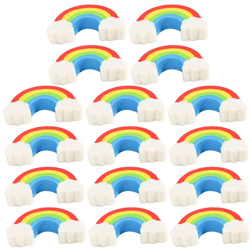 

100 Pcs Erasers for Kids Rainbow Bridge Cute Drawing Bulk Shaped Mini Office Pupils