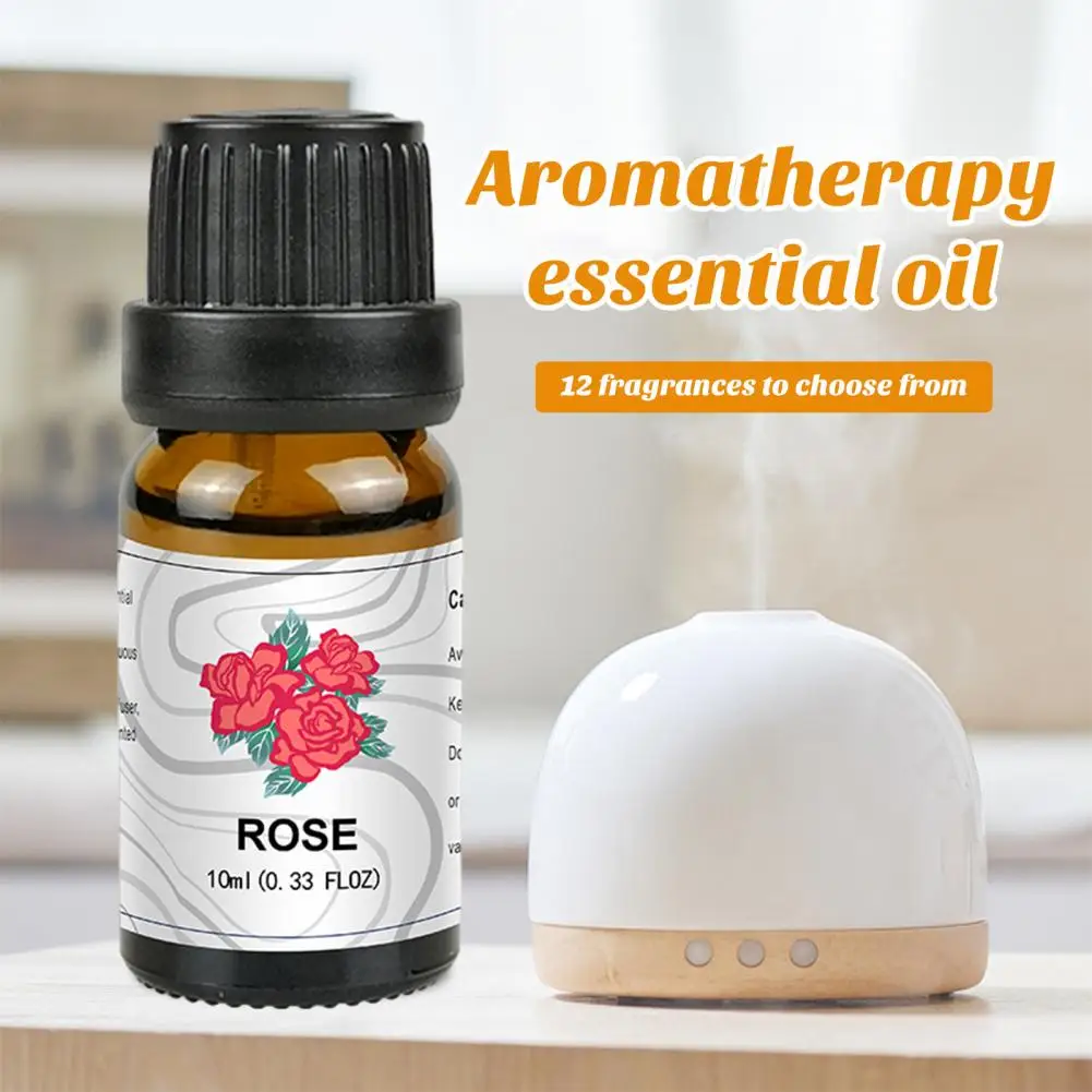 

10ML Car Perfume Refill Air Freshener Diffuser Aromatherapy Essential Oil Plant Extract Rose Tea Tree Massage Aroma Essential Oi