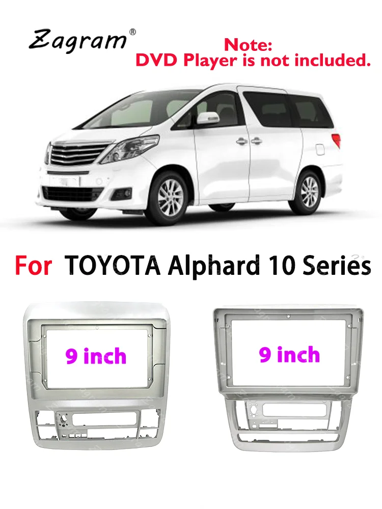 Car Radio Fascia Frame Cable Canbus For TOYOTA Alphard 10 Series Stereo ȵ̵ Dashboard Kit