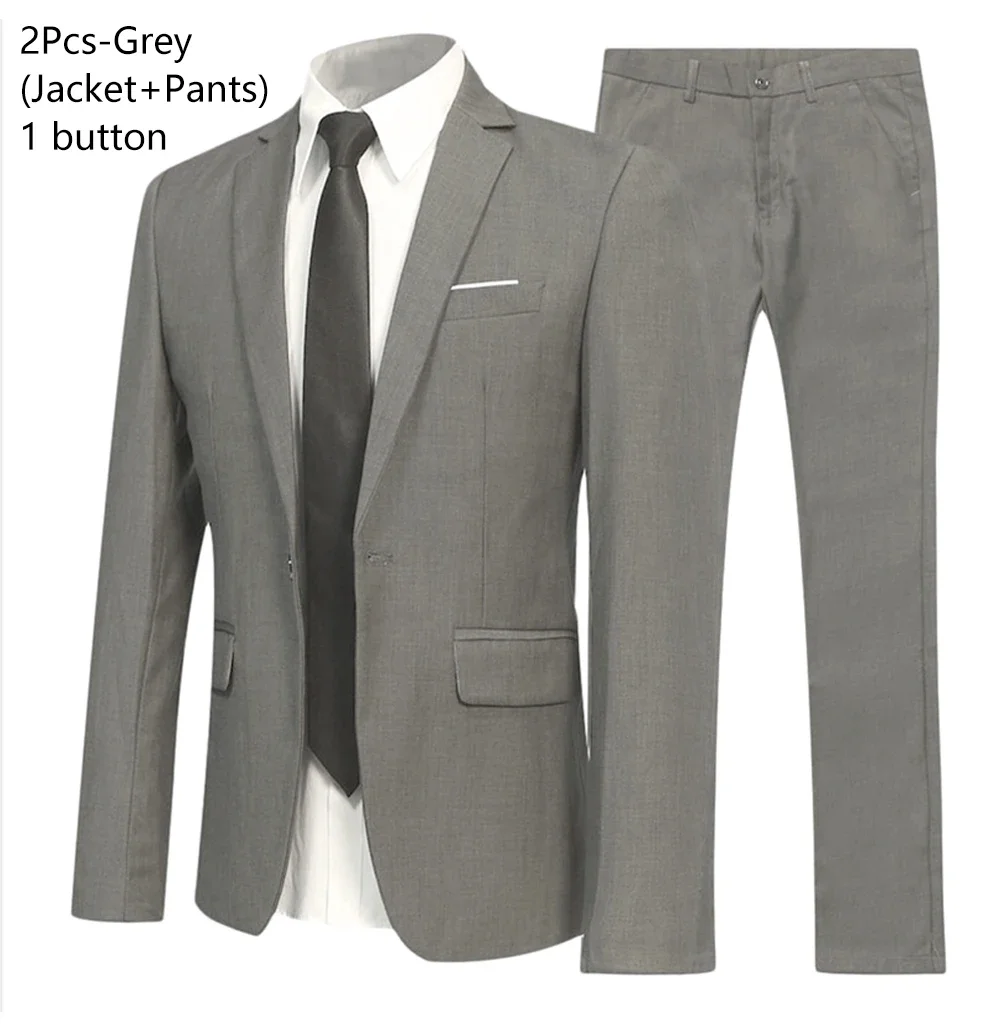 Grey 2-piece suit