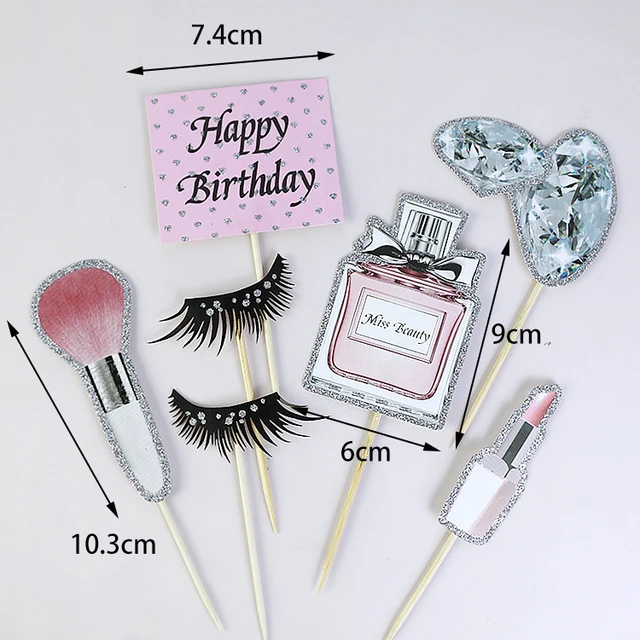 생일 축하를 위한 로열티 가득한 케이크 토퍼