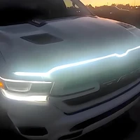 Dynamic Scanning Car Hood Light Flexible Waterproof Car Daytime Running Light Strip Auto Dynamic Flow Light Universal for DC12V 5