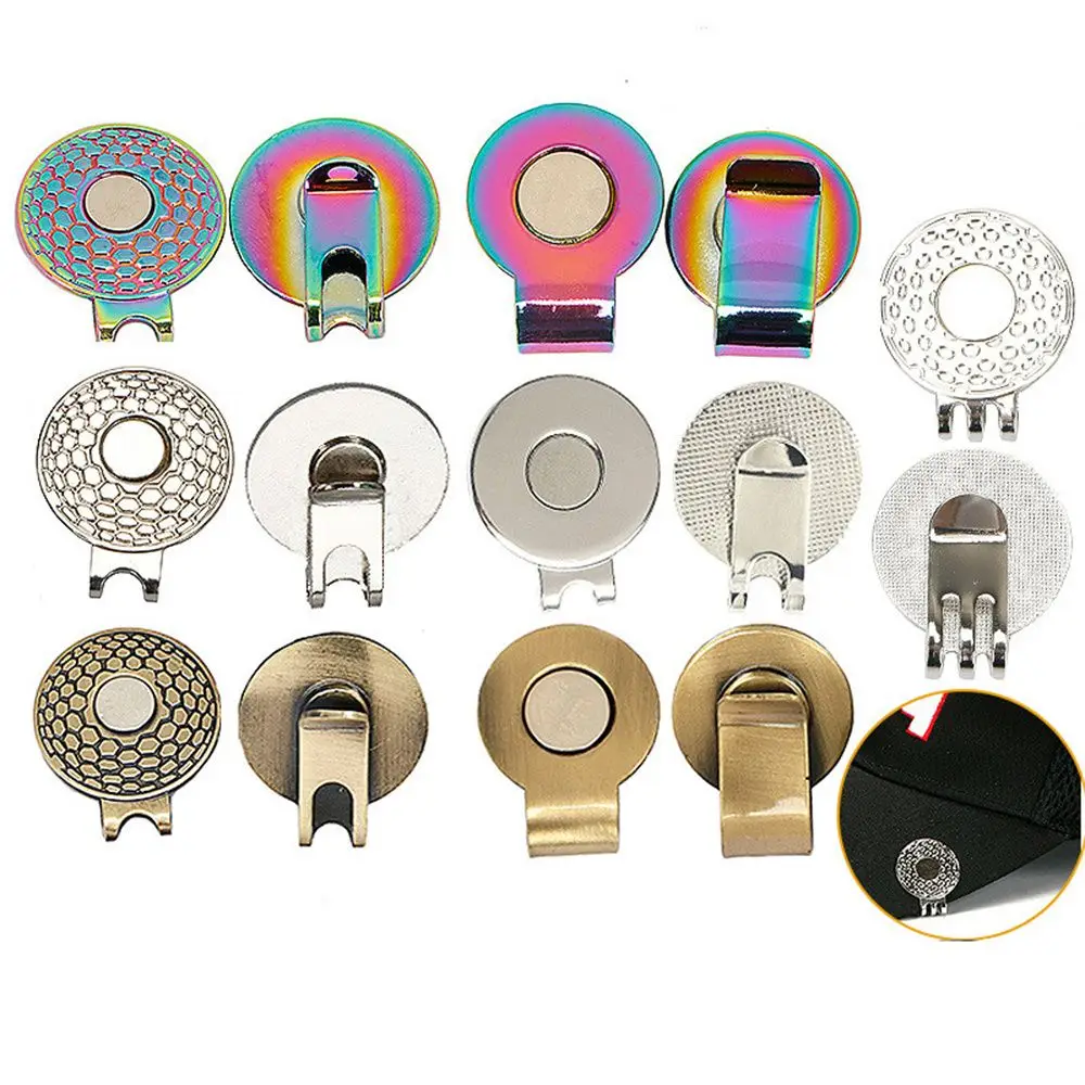 Golf Ball Marker Pocket Clip Golf Marker Hat Clip