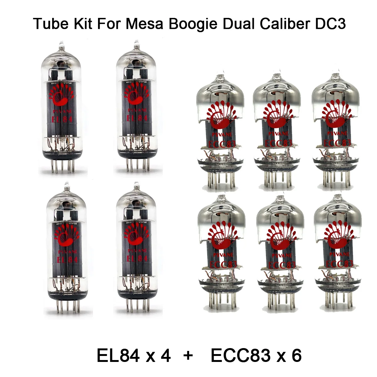 Kit Tubo Valvola Per Mesa Boogie Dual Caliber Dc3 Amplificatore Per Chitarra Tubo Psvane 4Pcs El84 6Pcs Ecc83 Power Tube Audio Amp Cabinet