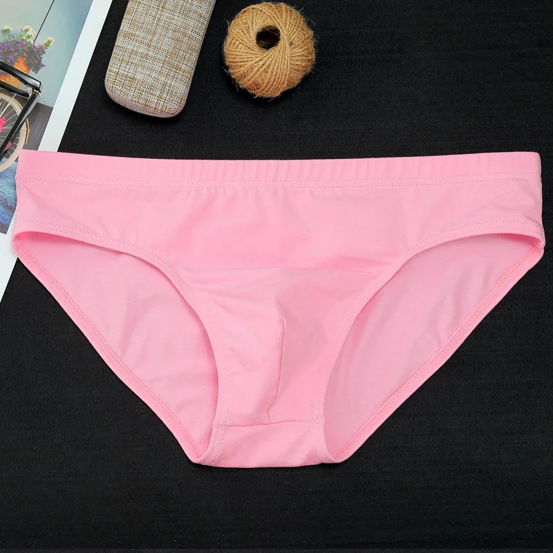 

1Pcs Men Underwear Briefs Cotton Qucik-Dry Sexy Men Briefs Breathable Mens Slip Cueca Male Panties Underpants Briefs