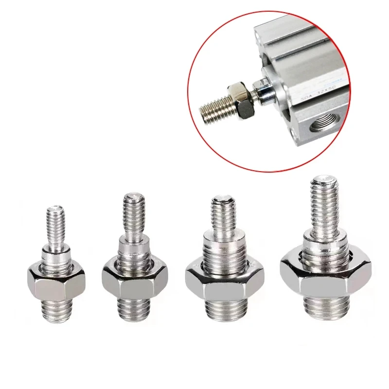 

Разъем «Мама-папа» CQ2B SDA12/16/20/25/32/40/50/63/80/100 компактный пневматический цилиндр SDA поршневой стержень адаптер с наружной резьбой