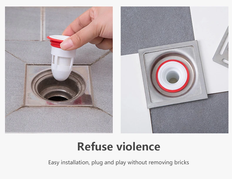 New Floor Strainer Plug Trap Siphon Sink New Bath Shower Kitchen Water Drain Filter Anti Odor Insect Prevention Deodorant house