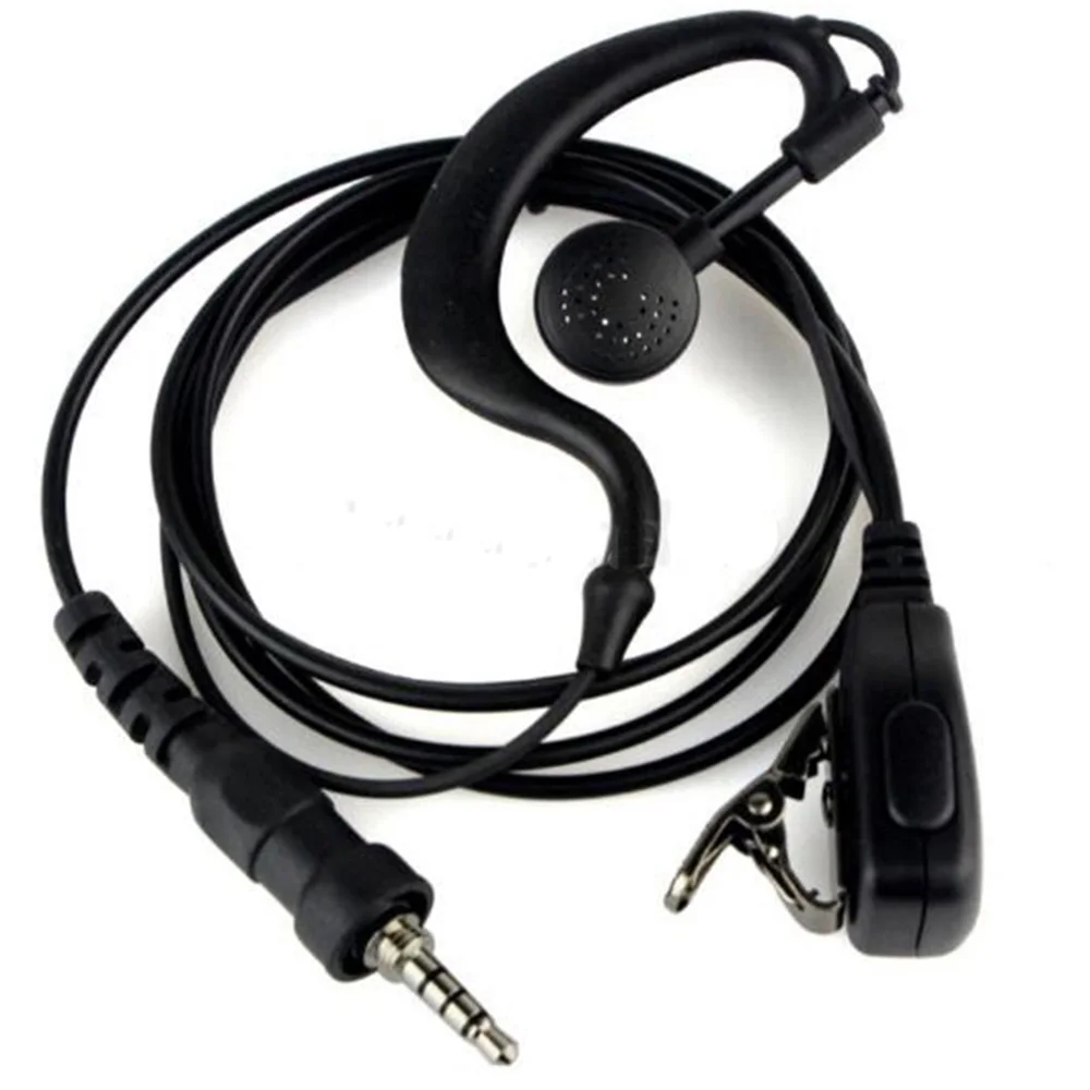 New G-Shaped Headset Headset PTT Microphone for YAESU Vertex VX-6R VX-7R VX-177 VX-127VX-7R VX-120 Two-Way Radio Accessories