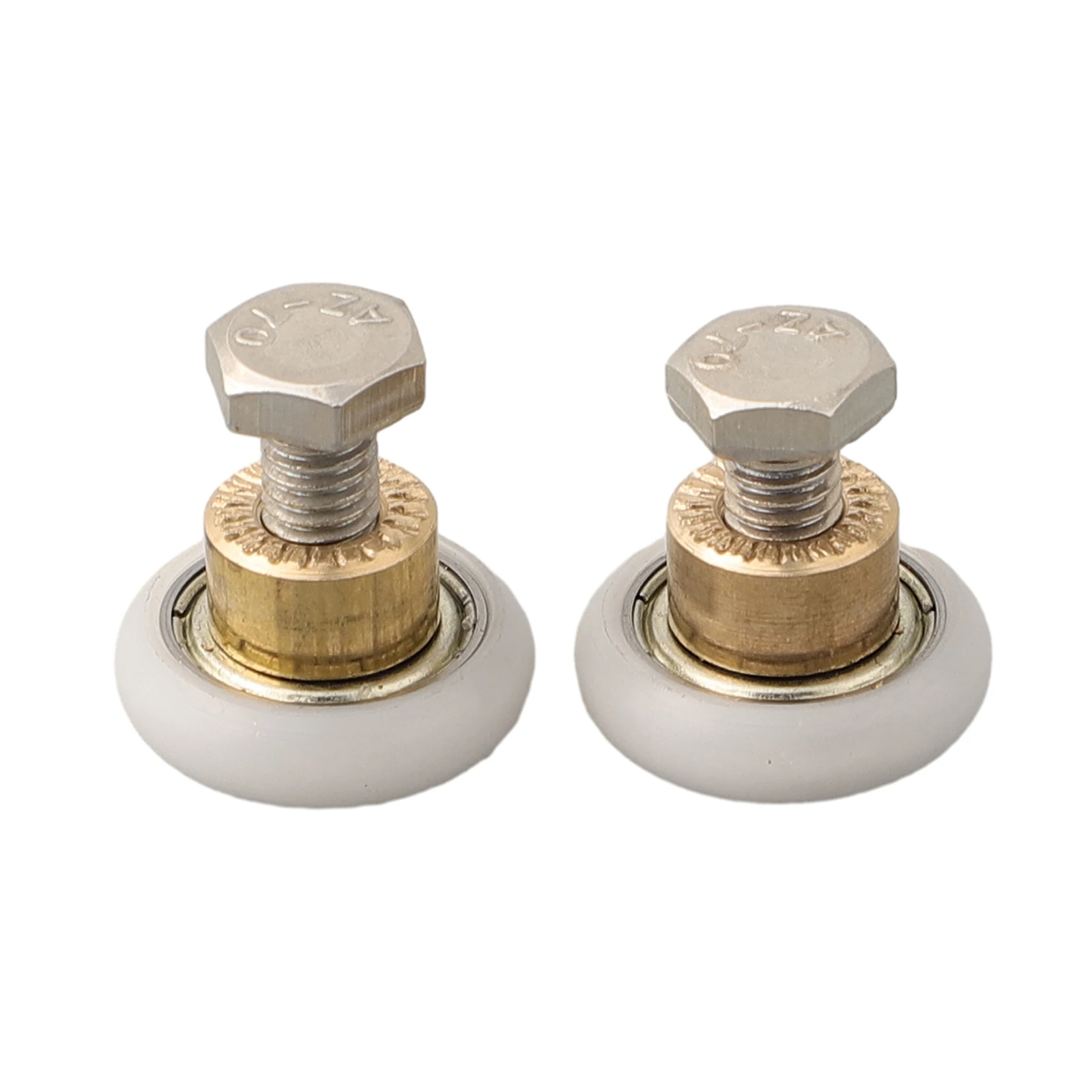 Description Picture 6 of itemRunners Door Rollers 2 *Screws Brass Centre Nylon Outer Wheel Stainless Steel Screw. For Old Shower Door Rollers.