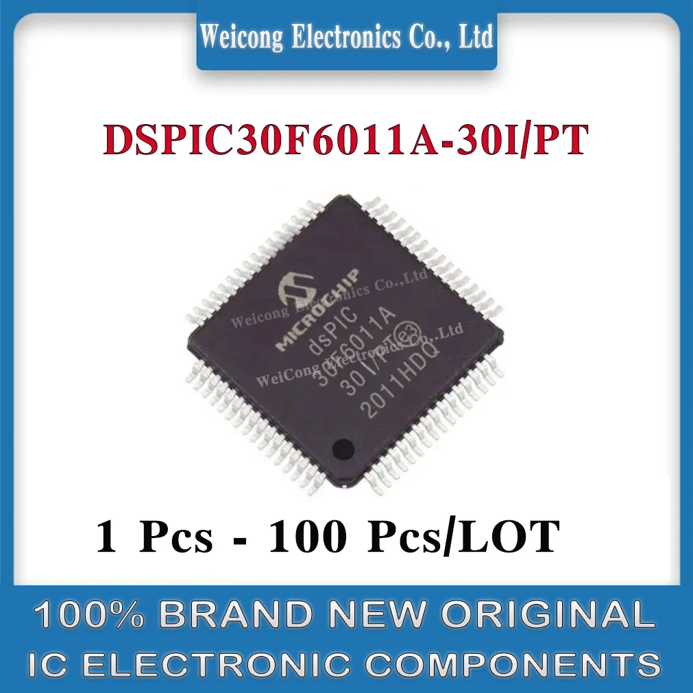 

DSPIC30F DSPIC30 DSPIC DSPIC30F6011A-30I/PT DSPIC30F6011A-30I DSPIC30F6011A DSPIC30F6011 New Original IC MCU Chip TQFP-64