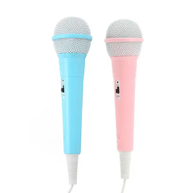 Faderr Microphone filaire avec prise jack 3,5 mm, jouets de microphone  Kara-oke pour tout-petits, microphone vocal dynamique pour enfants, cadeaux  d'anniversaire (bleu) : : Jeux et Jouets