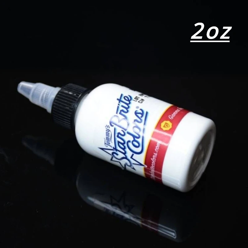 1oz/2oz/4oz Tattoo Color Fashion Fluorescent White Natural Plants Easy To Color Semi-permanent Makeup Pigments Body Art Tools