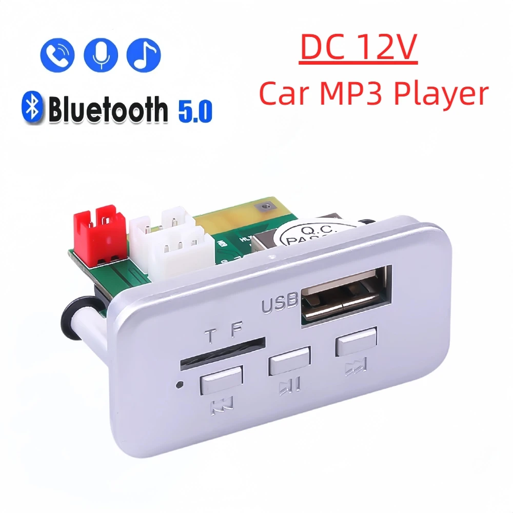 Bluetooth FM With MIC Input USB AUX MP3 Stereo Audio Player Decoder Module