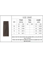 TFMLN Fashion Women Plaid Straight Midi Skirt High Waist Slimming Long Skirt Vintage Chic Pleated Trendy Side Zipper Dress - Image 6