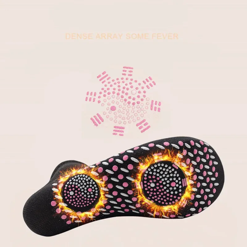 1/3/6pairs Self Heating Magnetic Socks, Self Heating Socks, Magnetic Therapy, Comfortable Winter Warmth, Massage Socks, Press