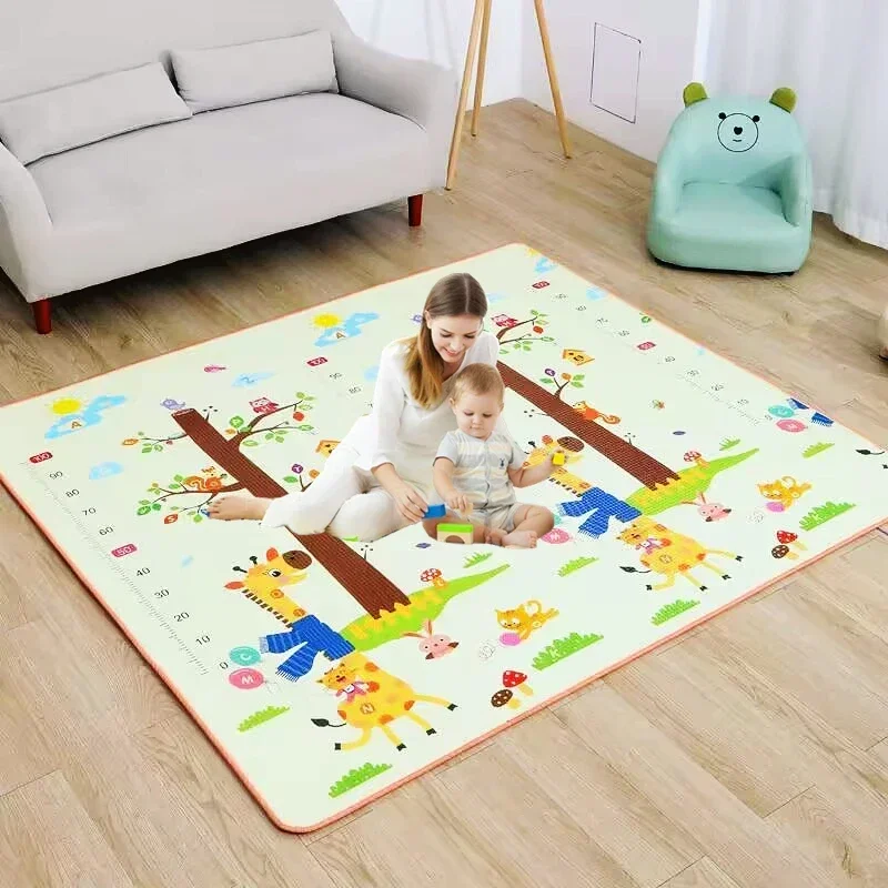 New 1cm Thickness EPE Baby Play Mat for Children Rug Playmat Developing Mat Baby Room Crawling Pad Folding Mats Baby Carpet Rugs