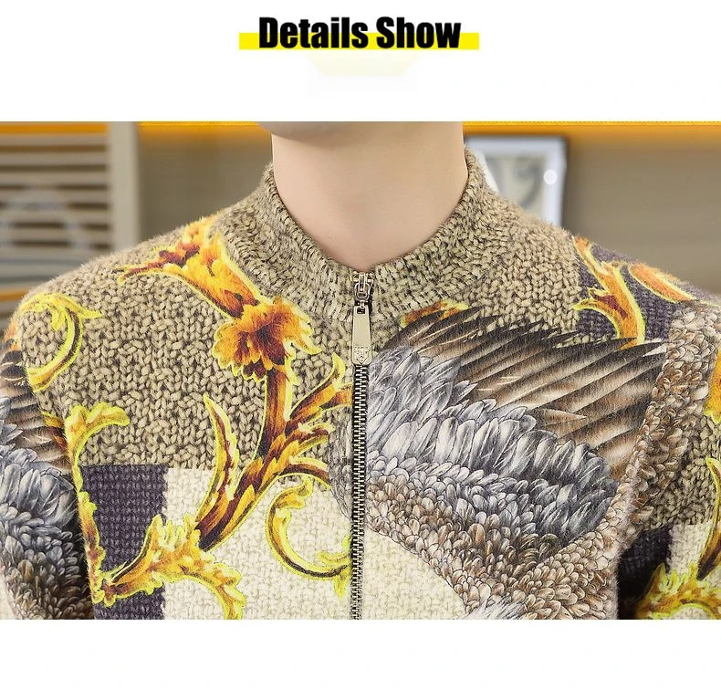 Herren Strickjacke Mit Reißverschluss Für Herbst Und Frühling_voghion.com