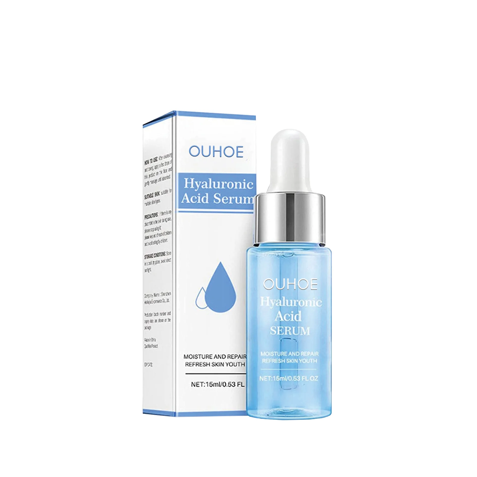 Suero de ácido hialurónico, hidratante profundo, antiarrugas, reduce los poros, líneas finas, blanquea, nutre y reafirma, esencia facial de 15 ml_voghion.com