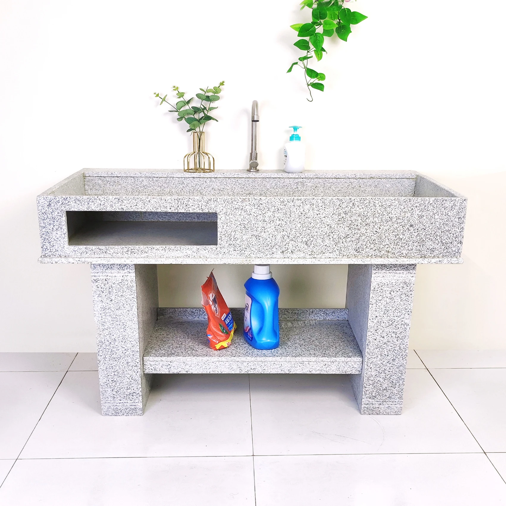 outdoor marble laundry pool with rubbing board patio granite