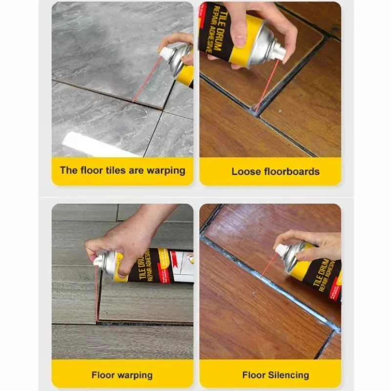 Tile Hollow Repair Adhesive High Penetration Grout Filling Strong Bonding Back Adhesive for Wall Floor Ceramic Crack Fix