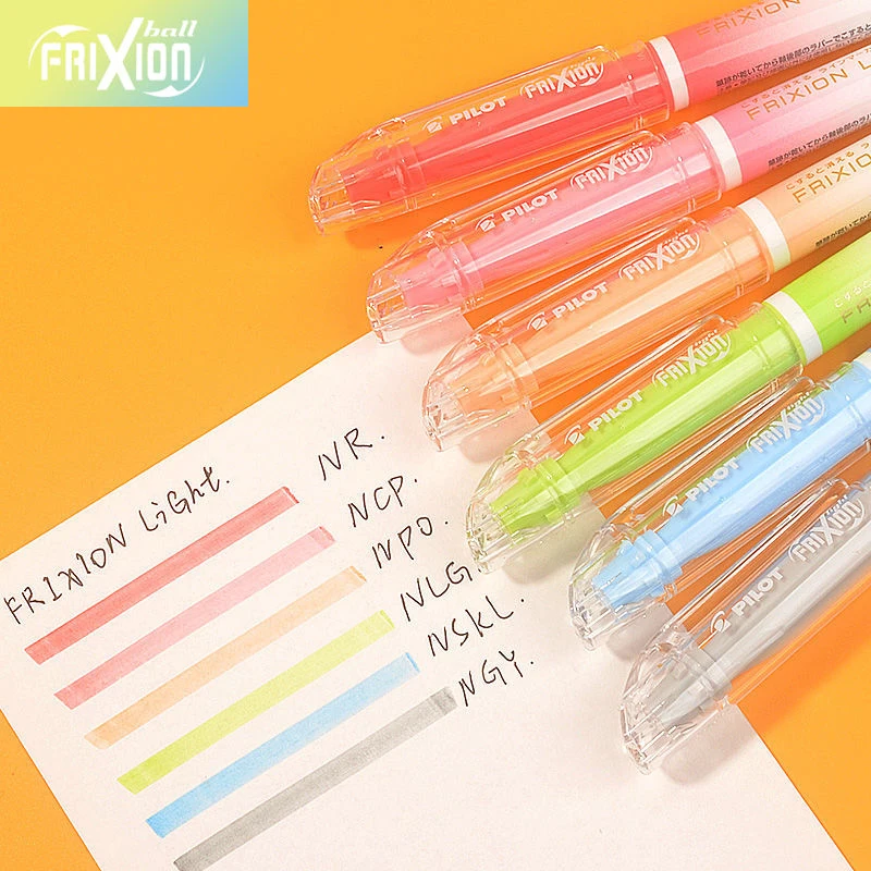 Japan Pilot Frixion Light Erasable Highlighter Pen Pastel Macaron Candy Color Kawaii School Supplies Cute Highlighter Stationery highlighter pen,marker pen,highlighter marker