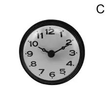  Mini Sucker Wall Clock Bathroom Anti-Fog Waterproof DIY Digital Clock Wall Stickers Silent Clock For Home Living Room Office Wal 