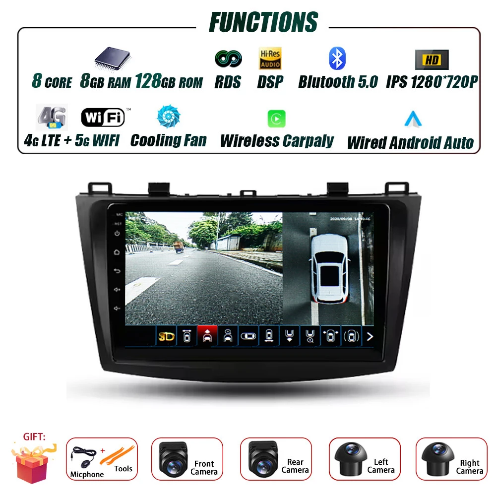 T 8G 128G 360 CAM