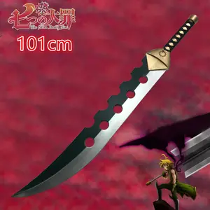 Naa 102cm Dragon Chopping Sword 1:1 Anime Berserk Cosplay Guts Sword Prop  Role Play Safety PU Black Great Sword Weapon Toy Mode - AliExpress