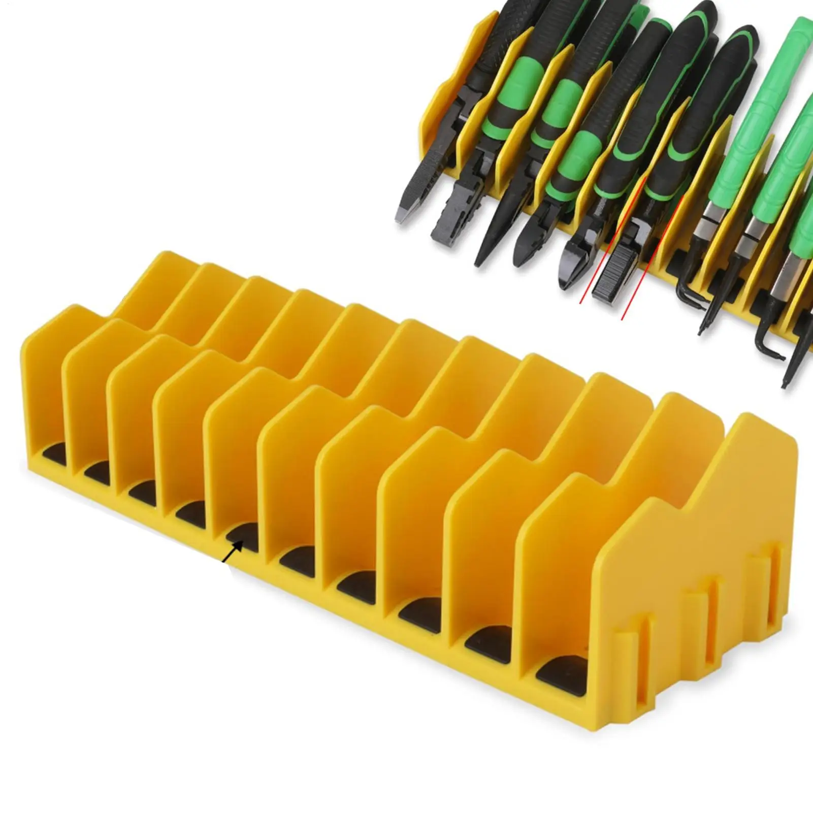 실용적인 플라이어 정리대, 최대 10개의 플라이어를 보관할 수 있는 서랍형 공구함, 견고한 플라이어 도구 공간 절약형 정리대