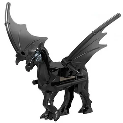 Enchanting Fantasy Creature Building Block Toy Set - Perfect Gift (Black)