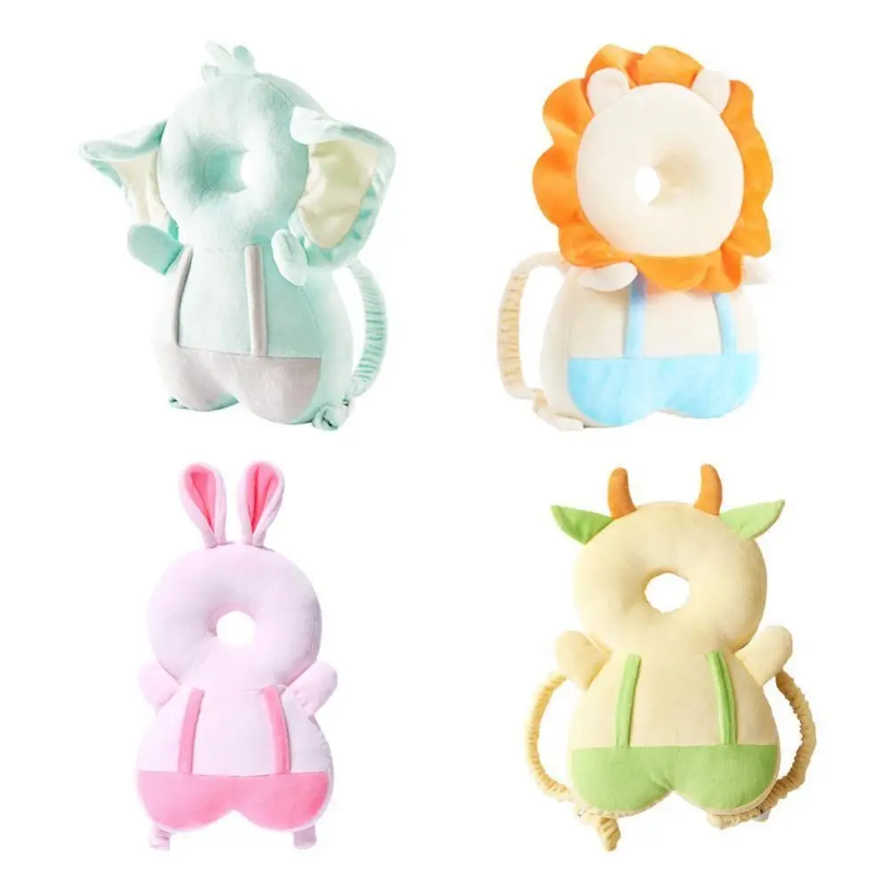Cotton Baby Head Protection Cushion Reduce Fall Shock Soft Toddlers Backpack Pillow Adjust Strap Safety Back Cushion Toddlers 4