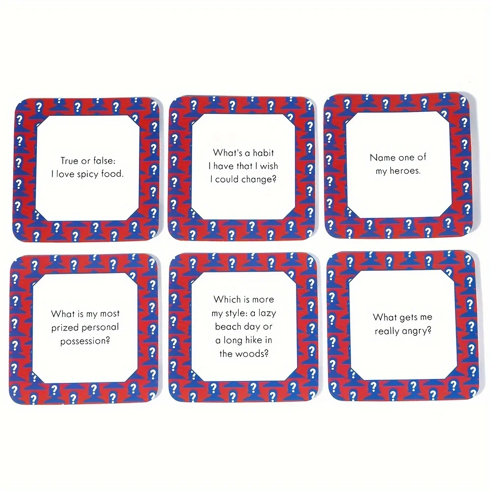 50 Questions Dinner Game-Role Playing Card Game for Adults