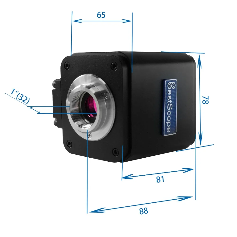 

BestScope BWHC-1080BAF 5MP Auto Focus C-mount HD Wireless CMOS Microscope Digital Camera