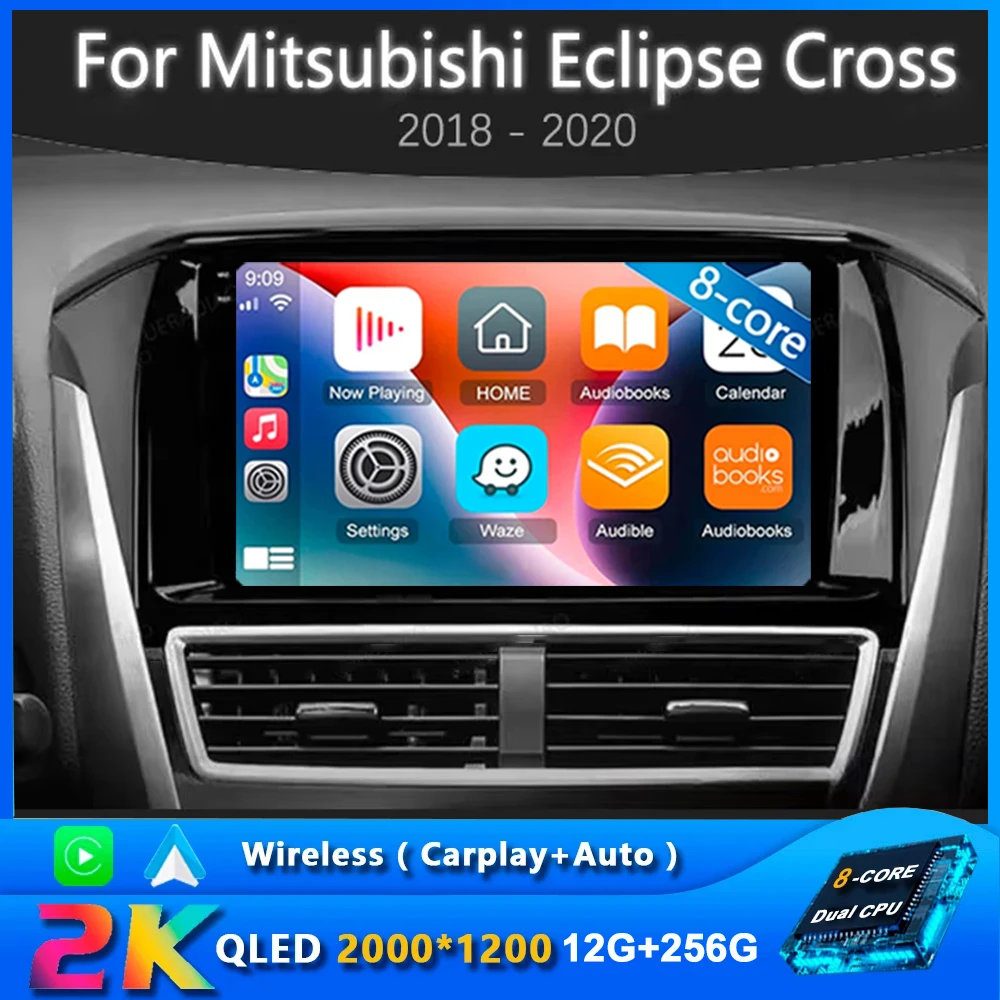 Andorid 15 Carplay Auto Car Radio For Mitsubishi Eclipse Cross