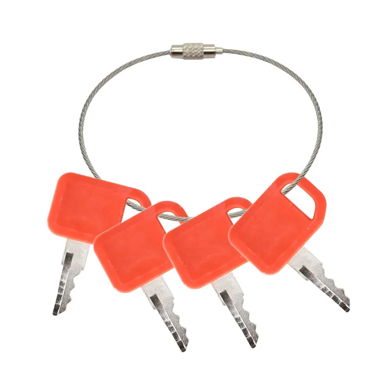4 PCS Ignition Key T209428-A Compatible with John Deere Tractors 240 250 260 270 280 CT315 CT322 CT332 330G 331G 332 332D 332E