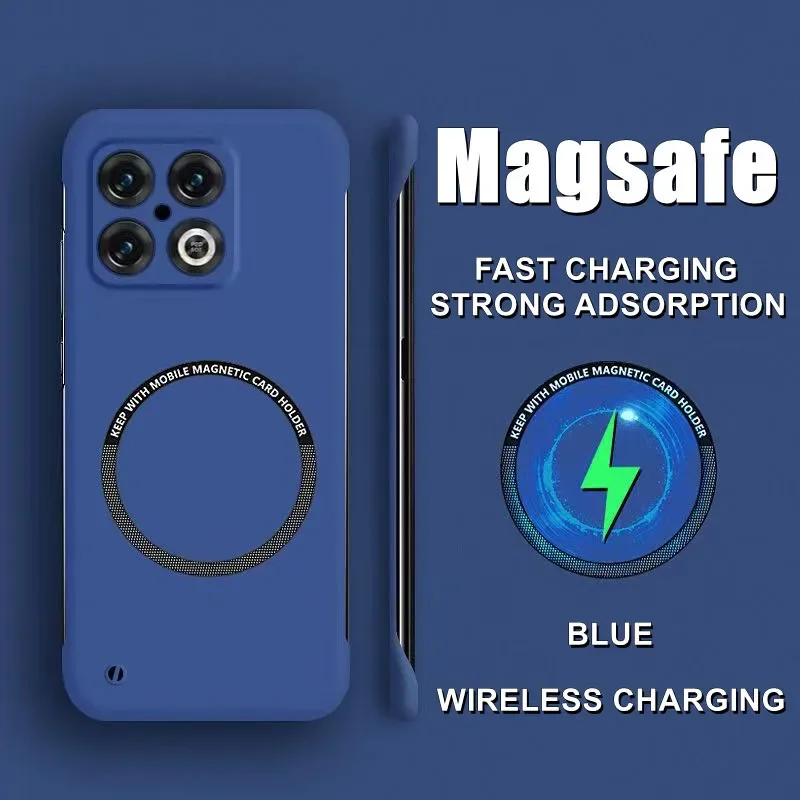 Matte Ultra Thin Frameless Magnetic Phone Case with Magsafe Compatibility