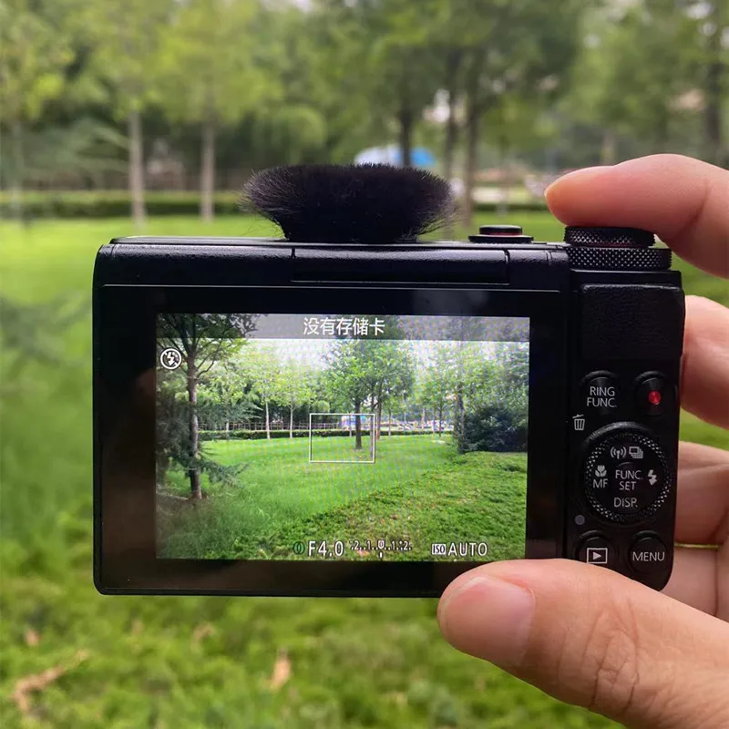 Blue Mantis 10 Pz Antivento Dead Cat Pop Filtro Per Canon G7X Mark Ii Parabrezza Per Microfono Cover Per Canon G7X Mark2