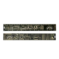 Multi - functional PCB Ruler and Electronic Component Measuring Tool (30CM)