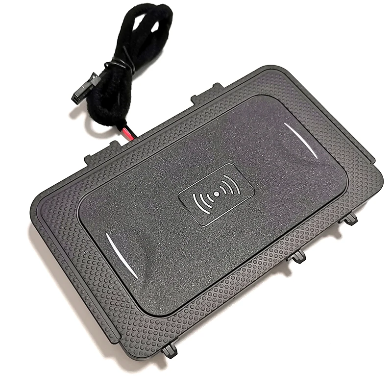 EVURU Macchina Qi. Caricabatterie di Ricarica Wireless Caricabatterie di Ricarica Accessori Adatto for Volkswagen Teramont Phideon T-ROC. Jetta T- Cross Golf Caricatore Wireless (Color : for T-Cross